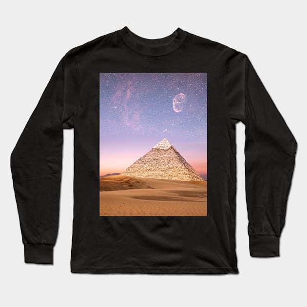 Giant Pyramid Long Sleeve T-Shirt by Shaheen01